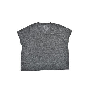 Under Armour Men's V-Neck Loose Fit T-Shirt Size 3X Gray Heathered